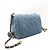 Chanel Mini Classic Flap Pearl Crush Borsa Denim Blu - vista 9