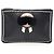 Clutch Fendi Karlito Second Bag in pelle nera Nero