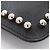 Clutch Fendi Karlito Second Bag in pelle nera Nero - vista 7
