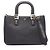 Fendi FF Tote Bag Small 2-Way Handbag Schwarz