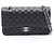 Timeless Borsa a tracolla Chanel Matelassé Double Flap Nero
