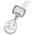 Collana con pendente Coco Mark Chanel Argento