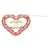 Spilla Chanel Coco Mark Heart Rosa Rosso D'oro - vista 2