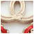 Spilla Chanel Coco Mark Heart Rosa Rosso D'oro - vista 3