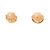 Orecchini a clip Chanel Coco Mark Motif Conchiglia D'oro - vista 2