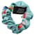 Chanel Coco Mark Set mit Scrunchie, Schal und Muffler Blau Mehrfarben - Ansicht 5