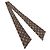 Sciarpa in seta marrone Louis Vuitton MP2592