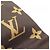 Sciarpa in seta marrone Louis Vuitton MP2592 - vista 5