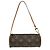 Louis Vuitton Papillon Pochette Monogram Canvas Mini Marrone