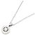 Bulgari Collana in oro bianco 18K Bvlgari con diamanti trasparenti Argento