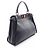 Borsa Fendi Peekaboo Regular 2-Way Blu navy - vista 2