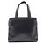 Borsa Tote Prada in pelle nera con logo Nero