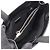 Borsa Tote Prada in pelle nera con logo Nero - vista 3
