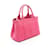 Borsa Tote Mini 2-Way Canapa Prada Rosa - vista 2