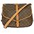 Louis Vuitton Saumur Monogram Canvas 35 Marrone
