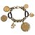 Bracciale Dolce & Gabbana Token Money placcato oro D'oro