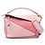 Borsa Loewe Puzzle Medium - Borsa a mano in pelle Rosa