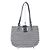 Fendi Zucchino Canvas Tote Bag in Navy Marineblau