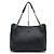 Borsa Tote in pelle nera Tory Burch Nero