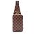 Louis Vuitton Geronimos Marsupio/Borsa a tracolla Marrone Damier ebene