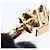 Bracciale rigido LV Iconic placcato oro Louis Vuitton D'oro - vista 7