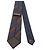 Louis Vuitton Monogram Stripe Silk Tie Brown Navy blue - view 3