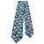 Cravatta in seta da uomo Louis Vuitton Multicolore Verde Blu navy - vista 2