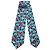 Cravatta in seta da uomo Louis Vuitton Multicolore Verde Blu navy - vista 3