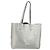 Vintage Prada Leder Tote Silber - Ansicht 2