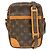 Borsa Louis Vuitton Danube Monogram Canvas MM Marrone