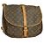 Louis Vuitton Saumur Messenger Monogram Canvas PM Marrone - vista 2