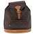 Louis Vuitton Vintage Montsouris Monogram Canvas MM Marrone