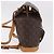 Louis Vuitton Vintage Montsouris Monogram Canvas MM Marrone - vista 4
