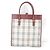 Borsa Tote Burberry Nova Check Rosso - vista 2