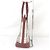 Borsa Burberry Nova Check rossa Rosso - vista 3