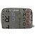 CHANEL Matelasse Typography Münzbeutel aus Lammleder Grau Silber CC Authentisch 184786A Braun - Ansicht 2