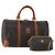 Borsa Boston BALLY in PVC Set da 2 Pezzi Nero Auth 182521