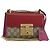 GUCCI GG Supreme Borsa a Spalla con Catena PVC Rosso Oro rosa 409487 Auth ka4696