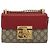 GUCCI GG Supreme Borsa a Spalla con Catena PVC Rosso Oro rosa 409487 Auth ka4696 - vista 13