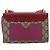 GUCCI GG Supreme Borsa a Spalla con Catena PVC Rosso Oro rosa 409487 Auth ka4696 - vista 2