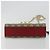 GUCCI GG Supreme Borsa a Spalla con Catena PVC Rosso Oro rosa 409487 Auth ka4696 - vista 5