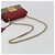 GUCCI GG Supreme Borsa a Spalla con Catena PVC Rosso Oro rosa 409487 Auth ka4696 - vista 7