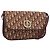Borsa a Spalla Christian Dior Trotter Canvas Rosso Oro Auth BA13387 D'oro