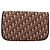 Borsa a Spalla Christian Dior Trotter Canvas Rosso Oro Auth BA13387 D'oro - vista 2