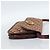 Borsa a Spalla Christian Dior Trotter Canvas Rosso Oro Auth BA13387 D'oro - vista 4