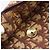 Borsa a Spalla Christian Dior Trotter Canvas Rosso Oro Auth BA13387 D'oro - vista 9