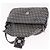 FENDI Zucchino Canvas Mamma Baguette Bolso de Hombro Navy Silver Auth 185146SAV Plata Azul marino - vista 21