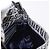 FENDI Zucchino Canvas Mamma Baguette Bolso de Hombro Navy Silver Auth 185146SAV Plata Azul marino - vista 23