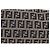 FENDI Zucchino Canvas Mamma Baguette Bolso de Hombro Navy Silver Auth 185146SAV Plata Azul marino - vista 3