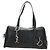 Christian Dior Boston Bag Leder Schwarz Silber Auth 184720SAM - Ansicht 13